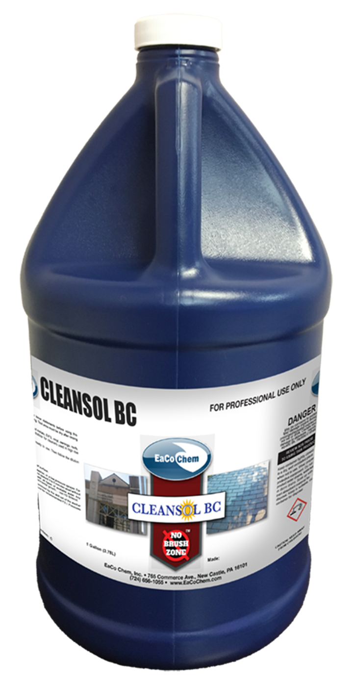 EaCo Chem Cleansol BC — Brush-Free Siding & Surface Cleaner