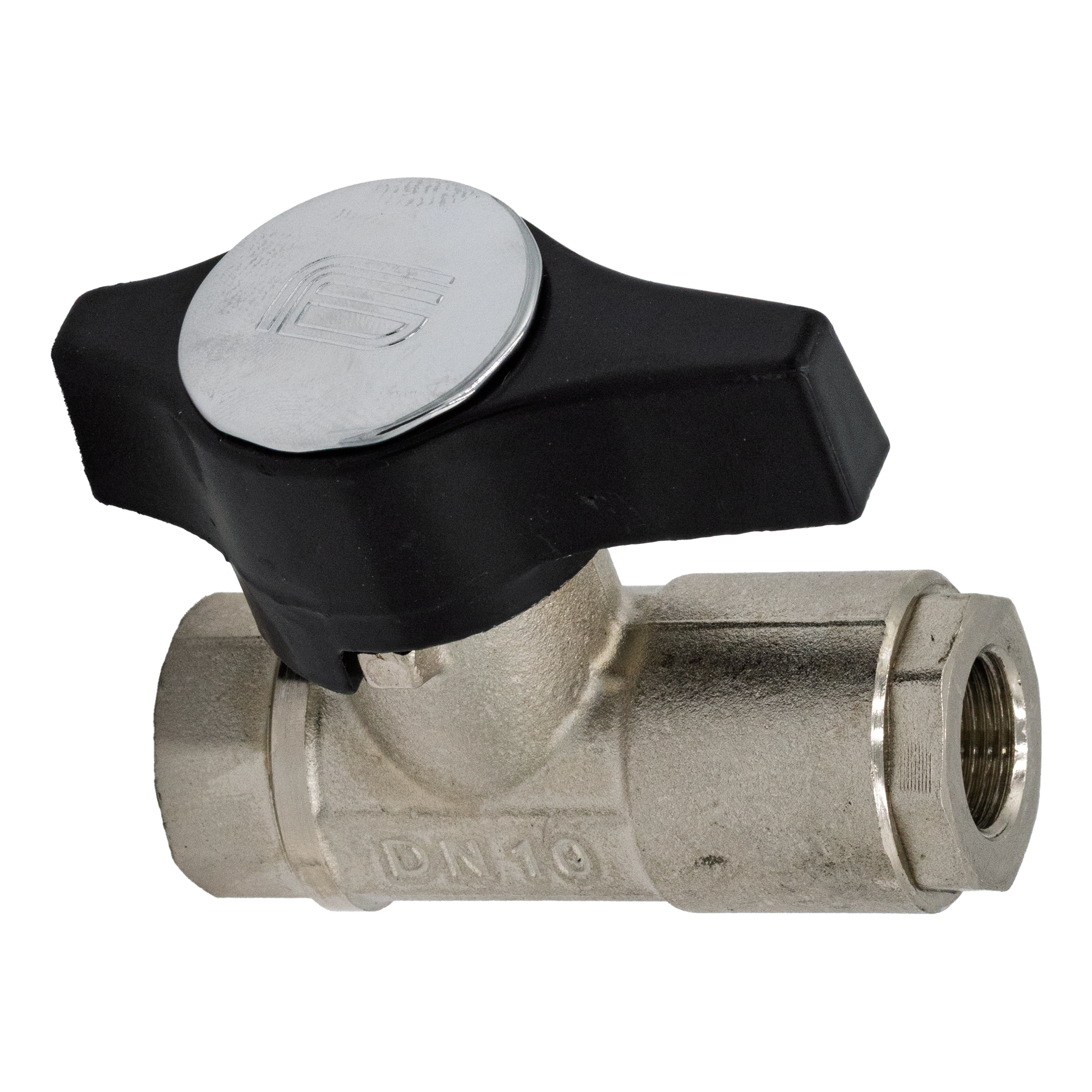 Barens nickel plated 3/8-inch ball valve, part 6292
